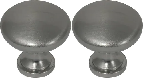 Laurey 54628 Danica - Pomo de níquel satinado cepillado para gabinete, 1 unidad (paquete de 2)