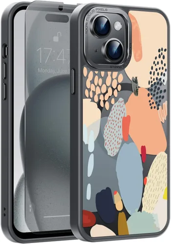 Miniatura 20 de Goodon Funda para iPhone 17 Pro con protector de pantalla de privacidad, compatible con Magsafe, a prueba de golpes, translúcida mate, bonita funda