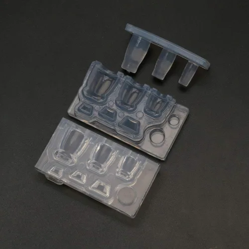 Miniatura 7 de DIY 3D botella de vidrio resina molde taza taza simulado comida mini pastel molde de silicona