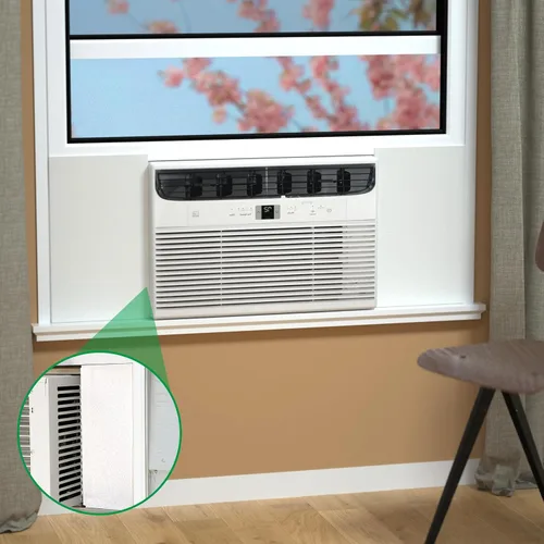 Miniatura 6 de Aire acondicionado de ventana, 2 piezas de tablero de aislamiento de superficie EVA, 17 x 10 pulgadas, diseño de instalación simple, aislamiento