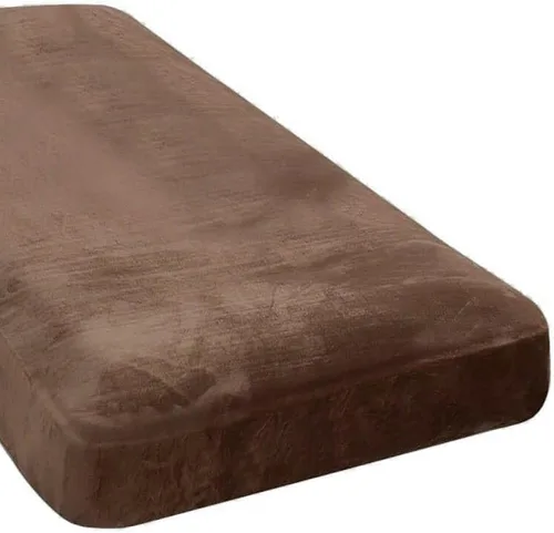 Miniatura 181 de H.VERSAILTEX - Funda de terciopelo elástica y afelpada para protección de cojines de sofá biplaza, silla o sofá, 2 piezas, tamaño grande, color gris