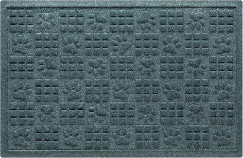 Bungalow Flooring Waterhog - Tapete para puerta, 2 x 3 pies, fabricado en Estados Unidos, duradero y decorativo, antideslizante, interior y