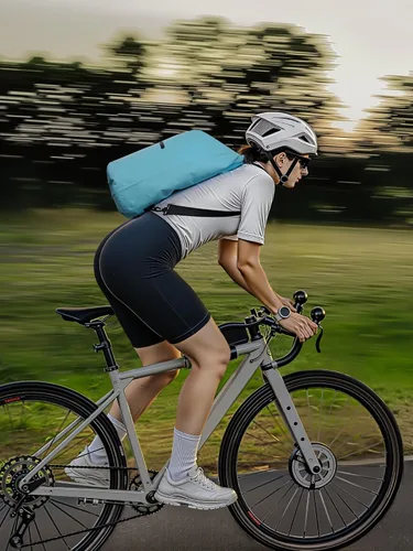 Miniatura 8 de HEETA - Bolsa impermeable con bolsillo frontal con cremallera para mujeres y hombres, 5 L/10 L/20 L/30 L/40 L, mochila de almacenamiento seca y Azul