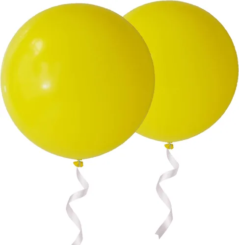 Miniatura 17 de Globos redondos gigantes de 36 pulgadas, paquete de 6 globos de látex negros para sesiones de fotos, bodas, baby shower, decoraciones de fiesta