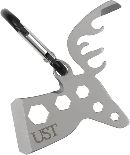 Miniatura 21 de UST Tool-a-Long - Mosquetones multiherramienta con construcción duradera y compacta de acero inoxidable para senderismo, kayak, campamento, viajes