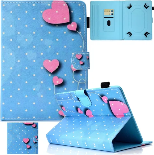 Miniatura 14 de Funda universal para tablet de 9.0 a 10.5 pulgadas, ranuras para tarjetas para iPad 9.7/iPad 10.2/iPad 10.5/Galaxy Tab 3 10.1/Tab 4 10.1/Tab S3 Oso