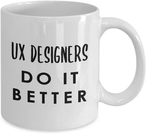 Miniatura 2 de Funny Gifts for UX Designer Coffee Mug Tea Cup - Do Better - User Experience UI User Interface Design Artist Team Dept Graphic Digital Multimedia