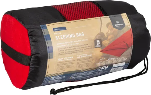 Miniatura 4 de Stansport Sleeping-Bags Stansport Fleece Sleeping Bag Rojo