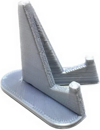 Soporte de exhibición de dientes de tiburón megalodon impreso en 3D, 1-1/2 de alto con una base de 1-3/8 pulgadas de ancho x 1-1/2 de profundidad