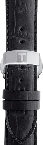 Miniatura 2 de Tissot - Reloj automático con correa de piel, color negro, 19 (modelo T852013405)