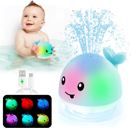 ANGGIKO Juguetes de Baño para Bebé Niño, Rellenos para Calcetín Navideño Regalo para Niño de 1 Año, Juguetes de Baño para Niños de 1-3 Años, Juguete