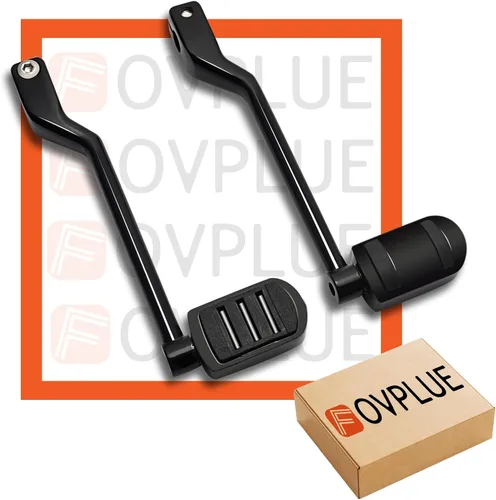 Miniatura 6 de FOVPLUE Palancas de cambio de talón/punta con clavijas de cambio, clavijas de cambio delanteras y traseras para Harley '86-'17 FL Softail