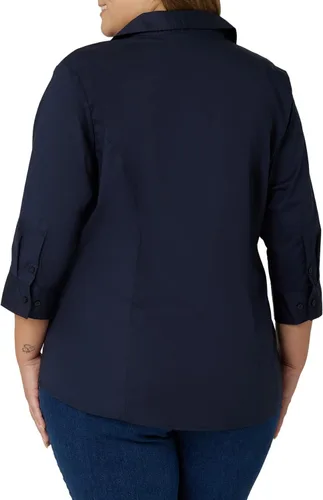 Miniatura 2 de Riders by Lee Indigo Women's Plus Size Easy Care Sleeve Woven Shirt