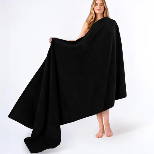Miniatura 143 de American Soft Linen - Juego de 4 toallas, 100% de algodón turco, 27 x 54 pulgadas, tamaño extragrande, toallas para la ducha, color amarillo