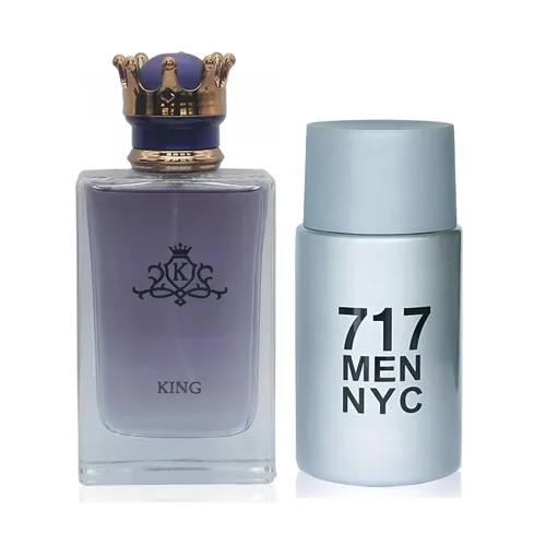 Miniatura 16 de King&1 Billion Lucky Men Colonia Set Eau De Parfum Spray para hombres, notas afrutadas enriquecidas por una fuerte fragancia a base de madera, ideal