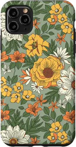 Miniatura 13 de Funda para iPhone 12 mini flores silvestres amarillas flores de verano botánico floral