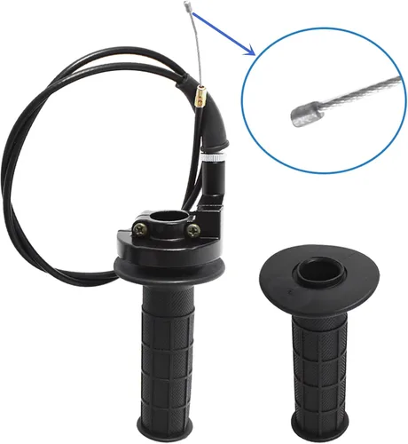 Miniatura 2 de 7/8 (0.866 in) - Manillar giratorio del acelerador, embrague, palanca de freno de repuesto para Honda XR80 CRF70 CRF80 XR100 CRF100 Dirt Bike