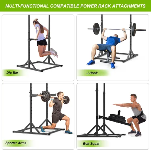 Miniatura 3 de SELEWARE Power Cage Accessories, Dip Handles, Pull‑Up Stations, and Multi‑Grip Training Attachments
