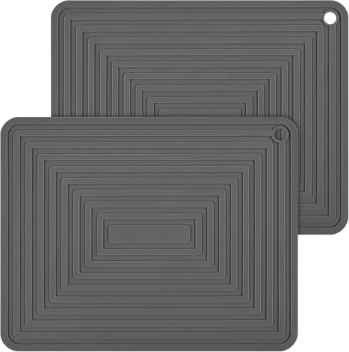 Miniatura 12 de Salvamanteles de silicona para platos calientes, salvamanteles para cocina, salvamanteles para ollas y sartenes, soportes de silicona para macetas