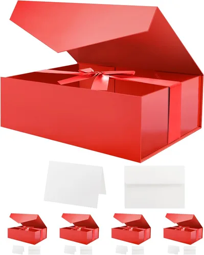 Miniatura 32 de HAPPY POTATO Caja de regalo grande con tapa y cinta, caja de propuesta de padrino, caja de regalo magnética para regalos
