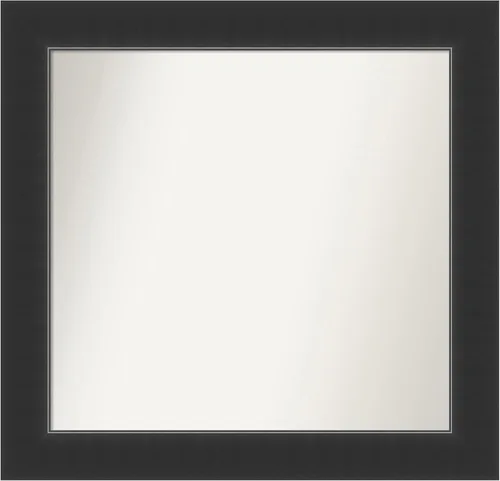 Miniatura 51 de Amanti Art Espejo personalizado, espejo de baño negro Astor, espejo de pared o espejo de tocador de baño sobre el fregadero (25 x 25 pulgadas)