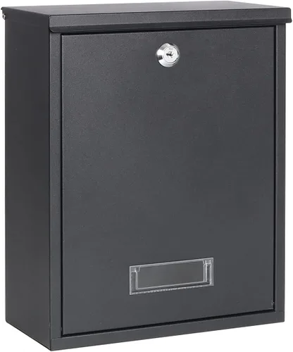 Miniatura 10 de Buzones montados en la pared con cerradura de llave, buzones con cerradura montados en la pared, buzón de correo vertical con cerradura de llave