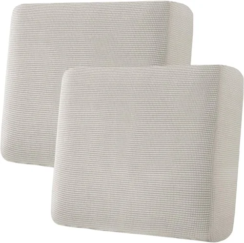 H.VERSAILTEX Fundas Súper Elásticas para Asiento Individual, Fundas de Sofá, Fundas de Cojines, Juegos de Fundas, Tela Gruesa de Sarga con Textura
