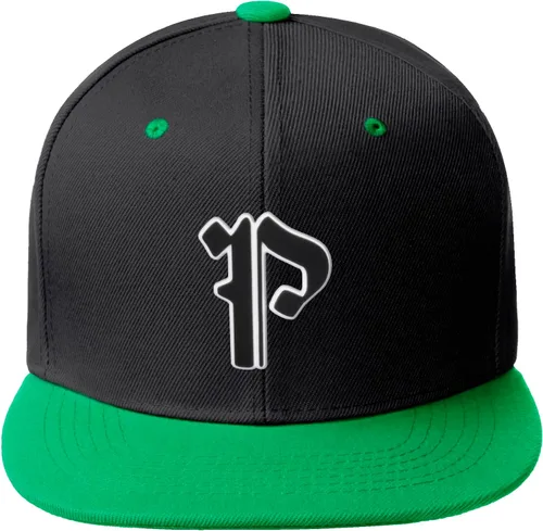 Miniatura 1269 de Daxton Gorra clásica con visera de billete plano con letras del alfabeto inglés antiguo de la A a la Z