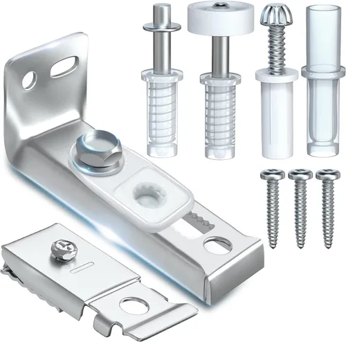 Kit de reparación de herrajes para puertas plegables, 1 paquete de piezas de repuesto para puertas correderas de armario plegables que incluyen