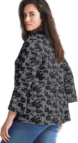 Miniatura 3 de Ellos Camiseta Jacquard con cuello alto falso para mujer