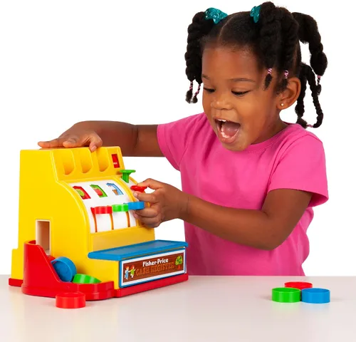 Miniatura 6 de Fisher-Price Classics - Caja Registradora Retro - Gran Regalo Pre-Escolar para Niñas y Niños, Niños y Pequeños, Regalo de Cumpleaños, Navidad