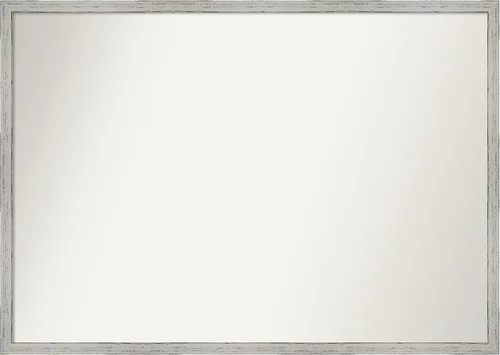 Miniatura 524 de Amanti Art Espejo de baño blanco para sobre el fregadero, 32 x 45 pulgadas, espejo de tocador rectangular blanco esbelto, marco de madera moderno