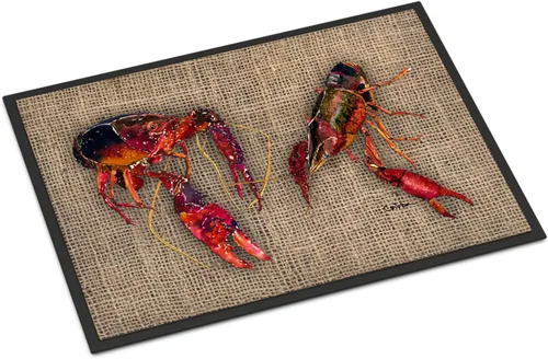 Caroline's Treasures 8739MAT - Tapete para puerta delantera, 18 x 27 pulgadas, para interiores y exteriores, para entrada, antideslizante, lavable,