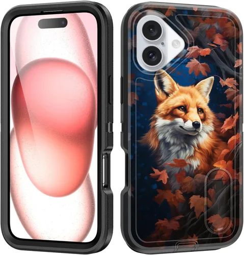 Miniatura 28 de Funda para iPhone Air con soporte integrado, a prueba de golpes, polvo y caídas, 3 capas, grado militar, funda protectora para iPhone Air de 6.5