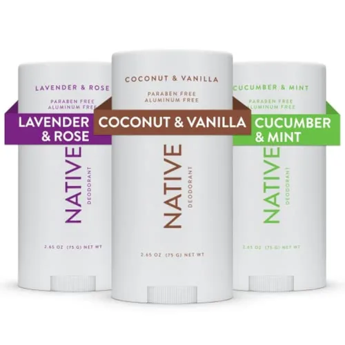 Native El desodorante contiene ingredientes derivados de forma natural, control de olores de 72 horas, desodorante para mujeres y hombres, sin