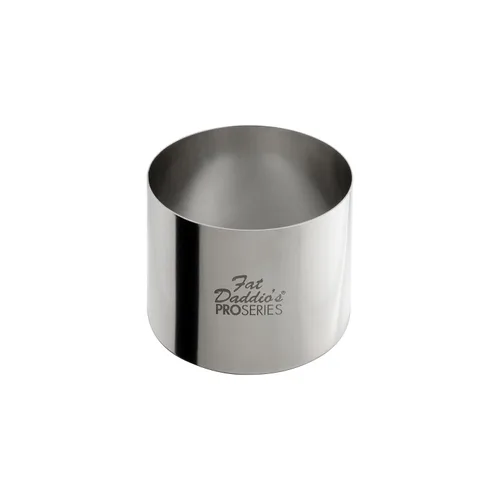 Miniatura 28 de Fat Daddio's Anillo redondo de acero inoxidable para pasteles y pastelería, 2 x 0.75 pulgadas