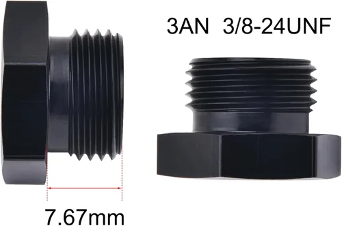 Miniatura 2 de EVIL ENERGY 3AN Tapa de bloqueo ORB Adaptador de acoplamiento de tapón macho de aluminio