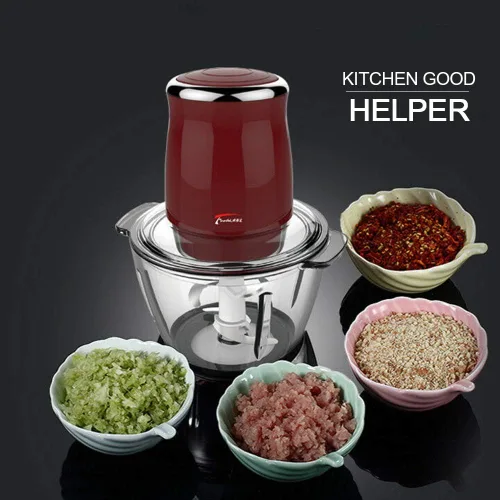 Miniatura 5 de Picadora de carne eléctrica de 220 V, picadora de salchichas, máquina automática multifunción para el hogar, máquina doméstica de cocina, ajo