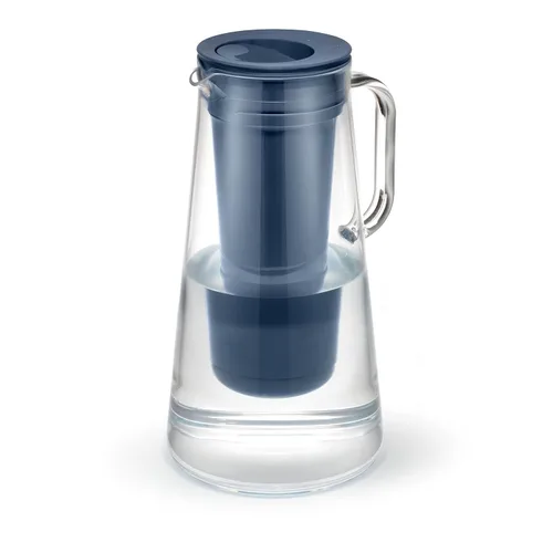 LifeStraw Home – Jarra de filtro de agua, 7 tazas, Azul medianoche, sin BPA Diseñada para protección diaria contra bacterias, parásitos,