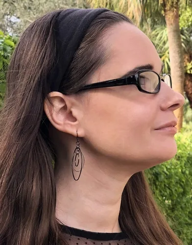 Miniatura 3 de Calabria 8034 - Lentes de lectura de diseñador para mujer, con bisagra de resorte, lectores de potencia individuales, sin distorsiones, ligeros