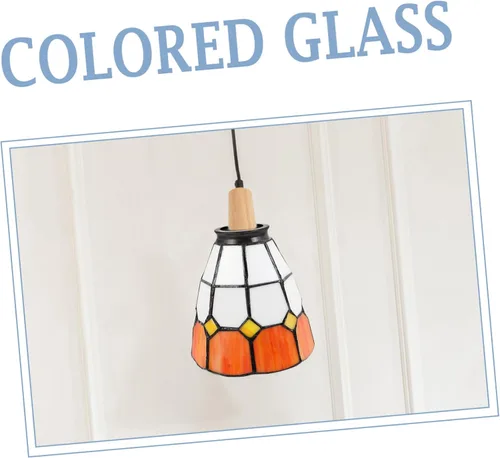Miniatura 3 de DOITOOL Lámpara decorativa de cristal para lámpara de techo, cubierta festoneada colgante