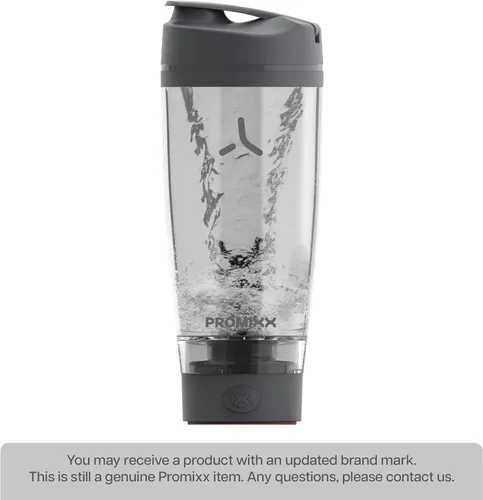 Miniatura 2 de Promixx PRO Shaker Bottle New Edition - Recargable, potente para batidos de proteínas suaves, incluye almacenamiento de suplementos, sin BPA, taza