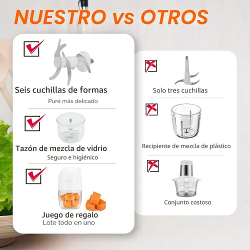 Miniatura 8 de Fabricante de Alimentos para Bebés y Procesador de Alimentos, Mezclador de Alimentos para Bebés Actualizado de 14-en-1, Fabricante de Puré