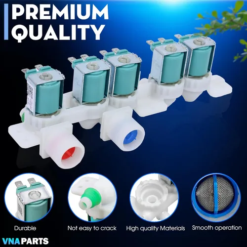 Miniatura 4 de Válvula de entrada de agua para lavadora reemplaza DC97-15459G para Samsung WA456DRHDSU AA WA456DRHDWR AA WA45K7600AW A2 WA45K7600AW AA WA48J7770AP