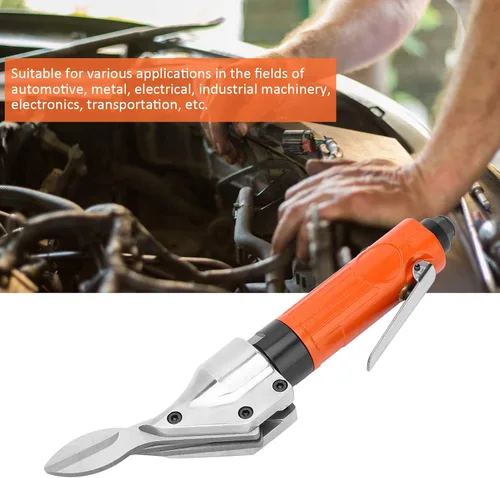 Miniatura 6 de Tijeras neumáticas de corte de metal de 1/4 pulgadas, tijeras de hoja recta de acero de 2500 rpm para mantenimiento de automóviles