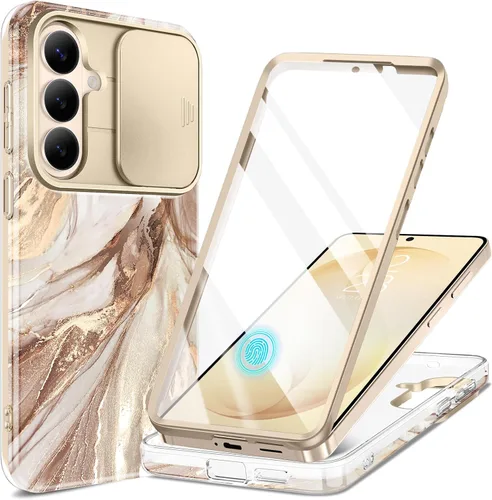 Miniatura 13 de GVIEWIN Funda para Samsung Galaxy S26 Plus, [cubierta deslizante para cámara y protector de pantalla integrado] [grado militar a prueba de golpes]