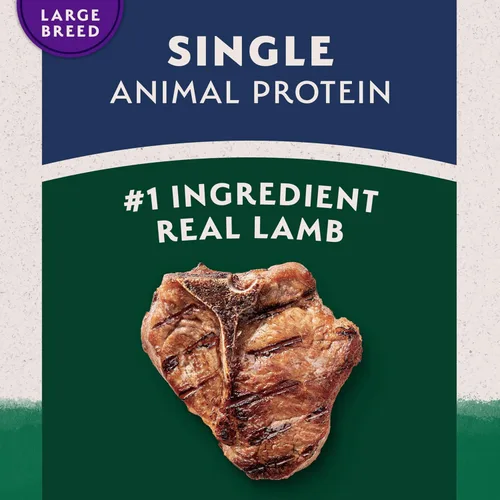 Miniatura 4 de Natural Balance - Comida seca para perros de raza grande con ingredientes limitados, fórmula de granos saludables, cordero y arroz moreno, 12 libras