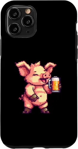 Miniatura 11 de iPhone 12 mini Pig Beer Party Comic Gamer Case