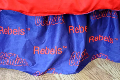 Miniatura 16 de College Covers Everything Comfy Nebraska Cornhuskers - Falda de cama con volantes, tamaño individual
