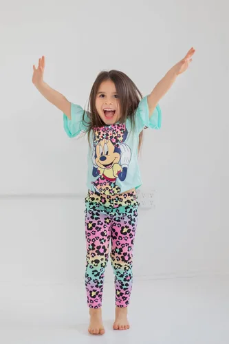 Miniatura 9 de Disney Conjunto de camiseta y leggings de Minnie Mouse para bebés y niños grandes